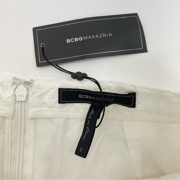 NWT BCBGMaxAzria Harper Lace Maxi Skirt 0 - Picture 12 of 14